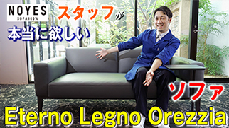 「Eterno Legno Orezzia」高級感あふれるデザインと羽毛クッションの座り心地／NOYESスタッフが本当に欲しいソファ