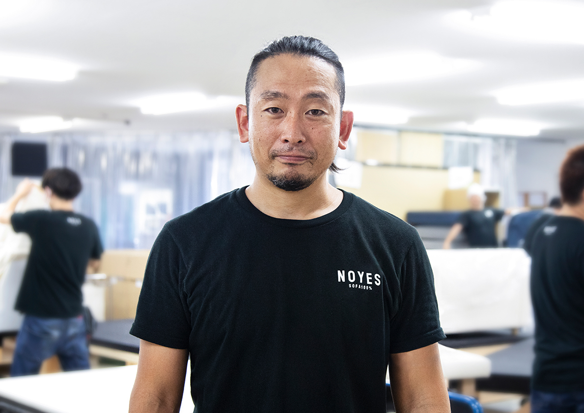 ソファ職人と工場見学 国産ソファブランド Noyes