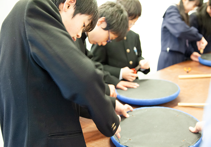 ソファを作ろう。中学生の職場体験　vol004 名古屋市立滝ノ水中学校
