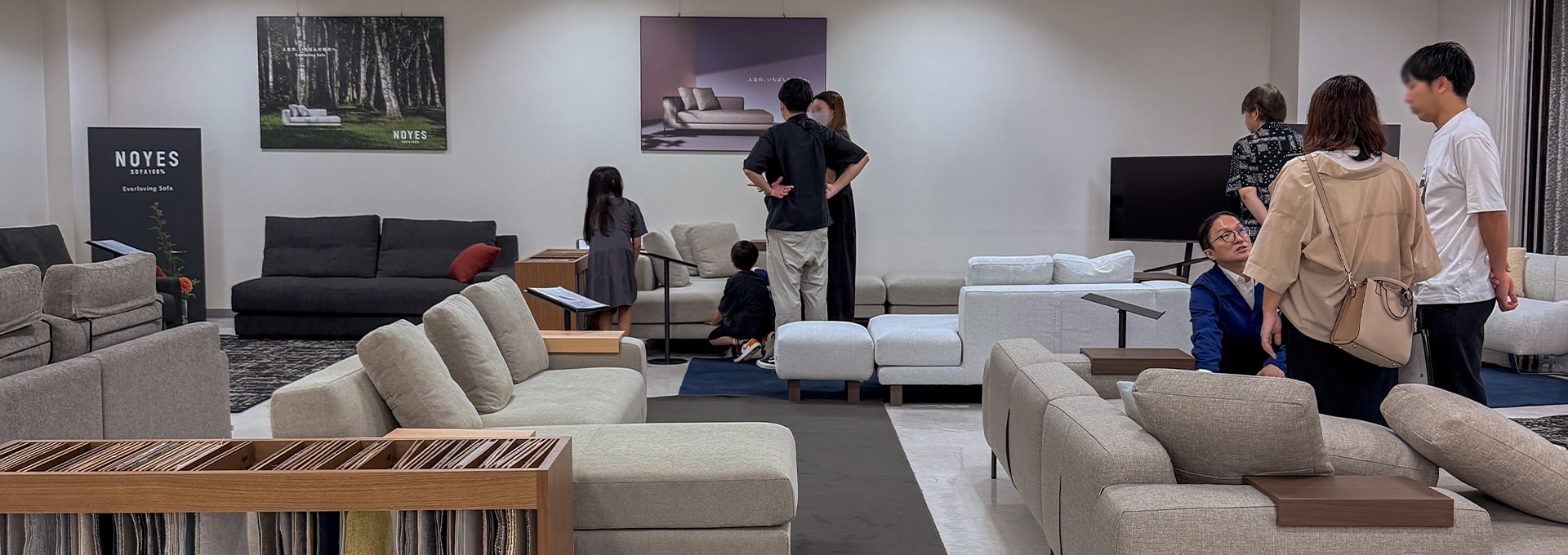 期間限定ショールームの展示情景